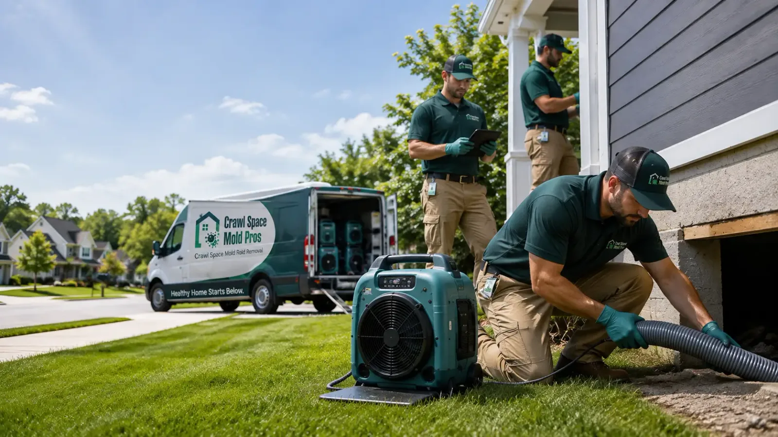 Crawl Space Mold Removal in Red Rock, AZ
